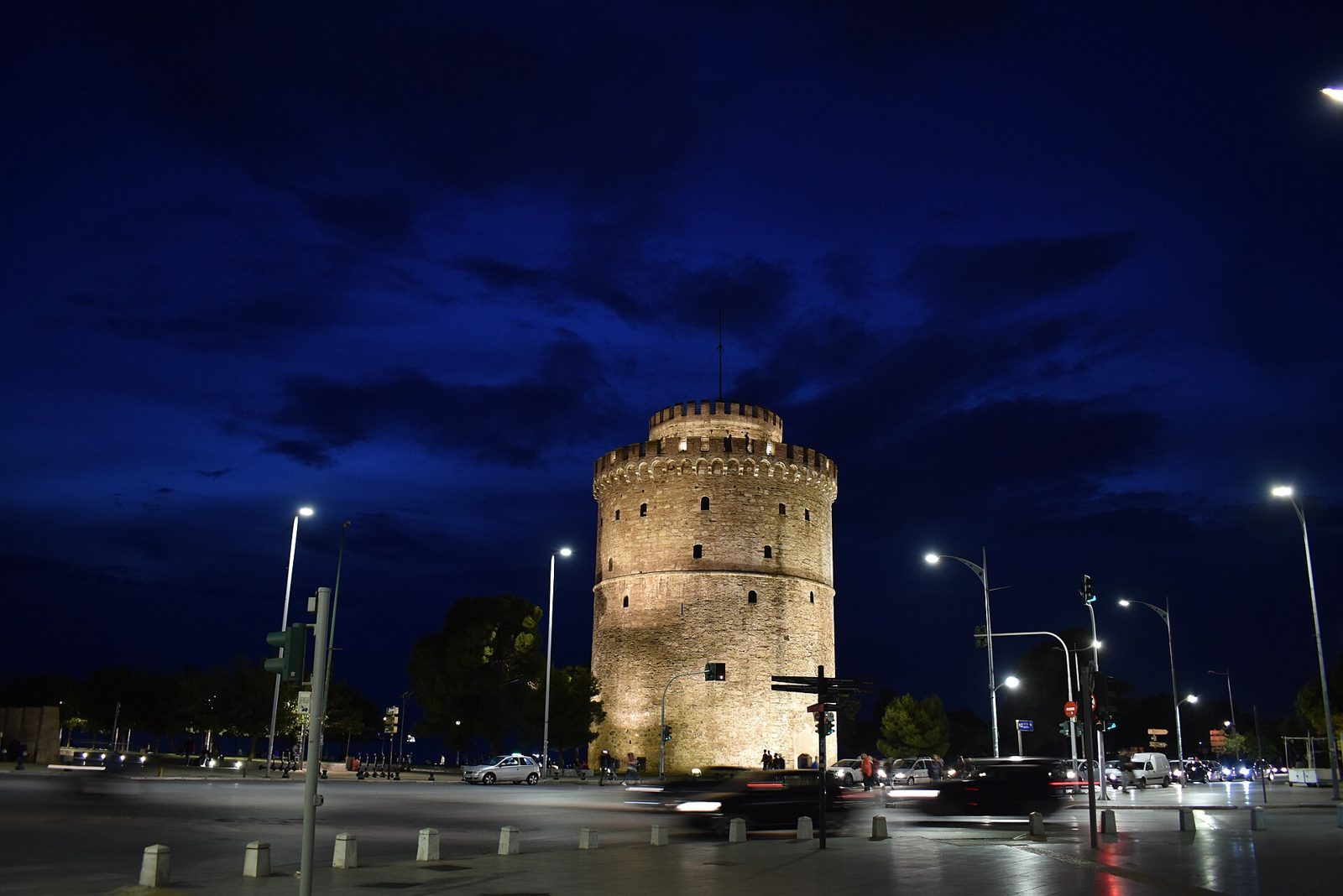 The White Tower on the Thessaloniki seafront